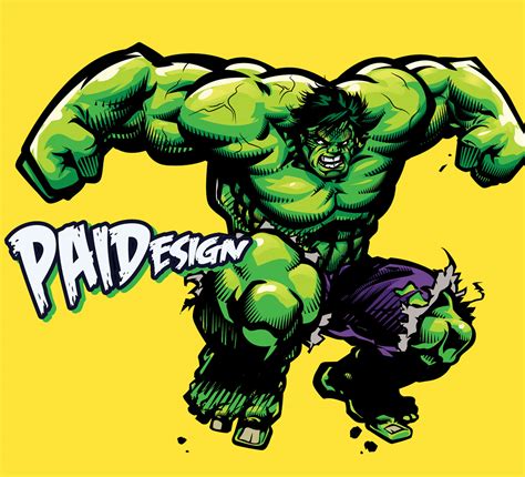The Incredible Hulk Vector Fan Art On Pantone Canvas Gallery