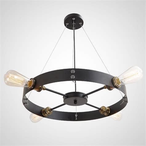 See more ideas about hanging pendant lights, lights, pendant lighting. Black Round Vintage Barn Metal Hanging Ceiling Pendant ...