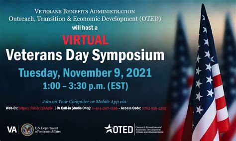 virtual veterans day symposium 2021 with the u s department of veterans affairs
