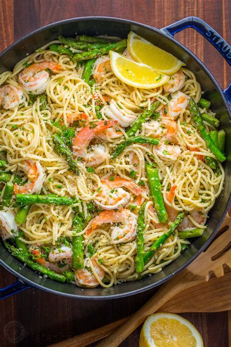 Plump, juicy shrimps pair perfectly with my special, creamy sauce. Shrimp Scampi Pasta with Asparagus has a lemon garlic and ...