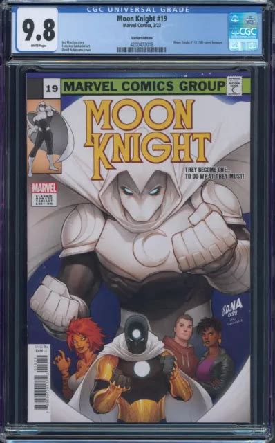 moon knight 19 cgc 9 8 david nakayama 1980 moon knight 1 homage marvel 2023 44 99 picclick