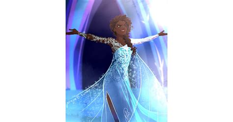 Elsa The Snow Queen Disney Princesses Of Different Races