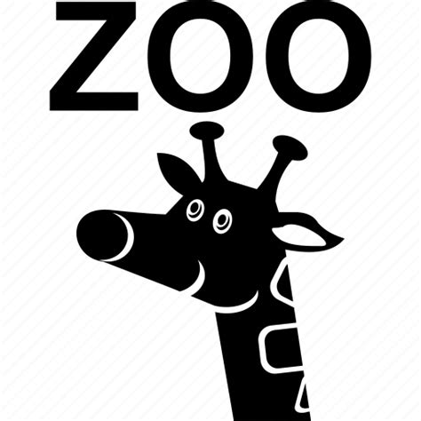 Animals Giraffe Park Zoo Zoological Icon