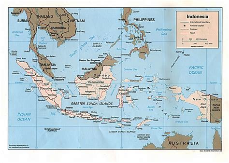 Free Art Print Of Indonesia Political Map Indonesia Political Map With