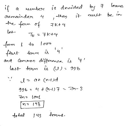 How many numbers are there between 1 and 1000 which when divided by 7