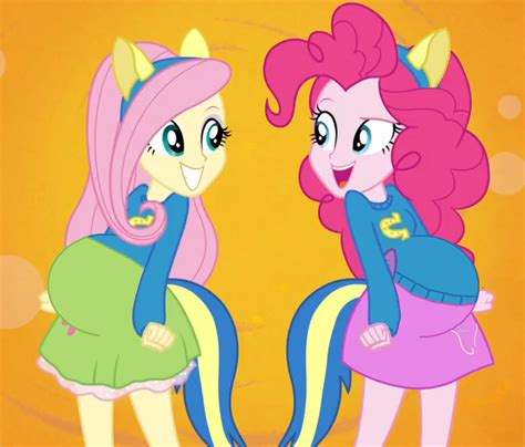 441684 Equestria Girls Fluttershy Pinkie Pie Pregnant Pregnant