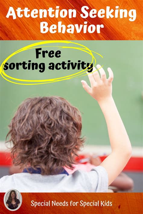 Attention Seeking Behavior Strategies For The Classroom Special