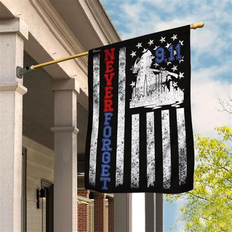 Never Forget 911 American Us Flag Garden Flag Peace Flag Etsy