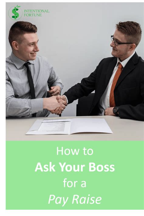 How To Ask Your Boss For A Pay Raise Intentional Fortune
