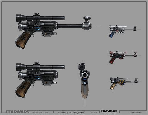 Star Wars The Old Republic Swtor Concept Art By Ryan Denning Blasters