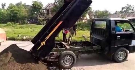 Modifikasi pick up jadi truk dam. Modifikasi L300 ala Dump Truck, Angkut Pasir Jadi Makin ...