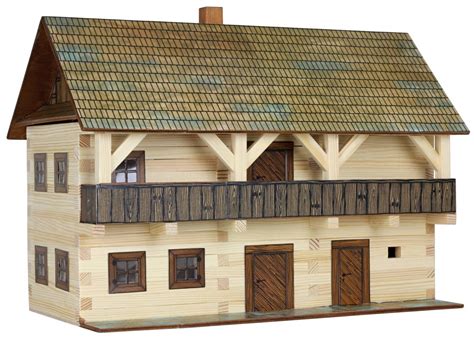 Wooden Hobby Kit For Kids Walachia Magistrates House Model Kit