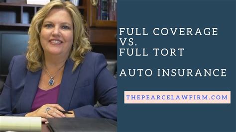 These links help with choosing a doctor within the plan, the full details of what the plan provides, and any reviews consumers have written. Full Coverage Auto Insurance vs. Full Tort Coverage - YouTube