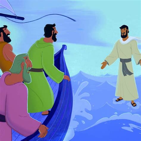 Jesus Walked On Water Bible Lesson For Older Prebabeers