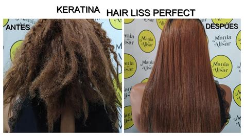 Increíble resultado keratina Hair Liss Perfect - YouTube
