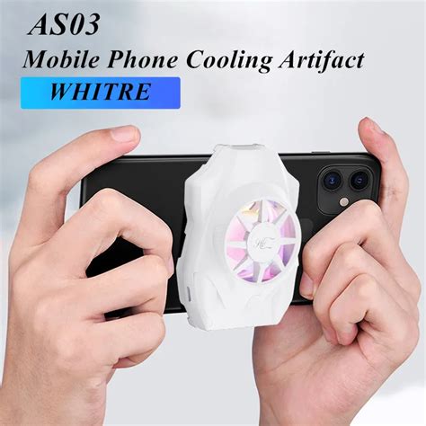 As03 Portable Mobile Phone Radiator Universal Gaming Cooling Fan Heat