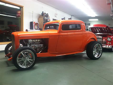 Blown 1932 Hiboy Ford 3 Window Coupe For Sale In Sidney Nebraska