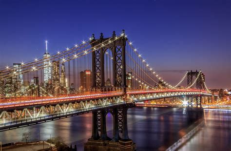 Man Made Manhattan Bridge Hd Wallpaper