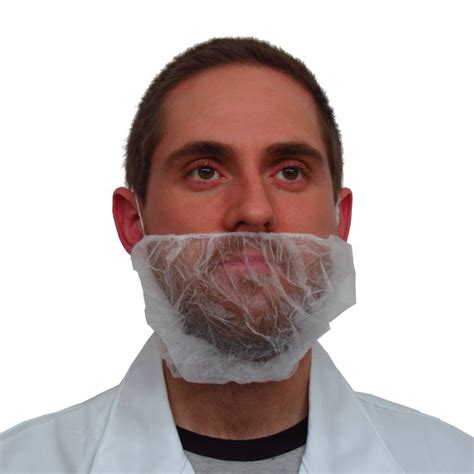 This hair disorder most often occurs in the beard and neck areas of black men with tightly curled hair who shave. Beard net, white mesh (100/pkg).
