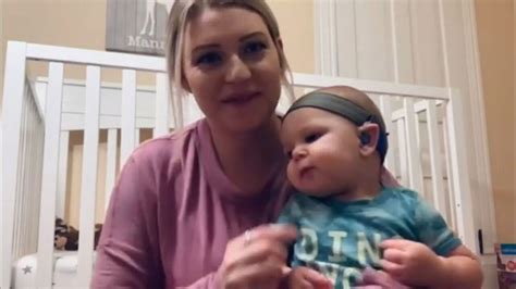Watch Baby Born Deaf Hears Music St Time News Without Politics