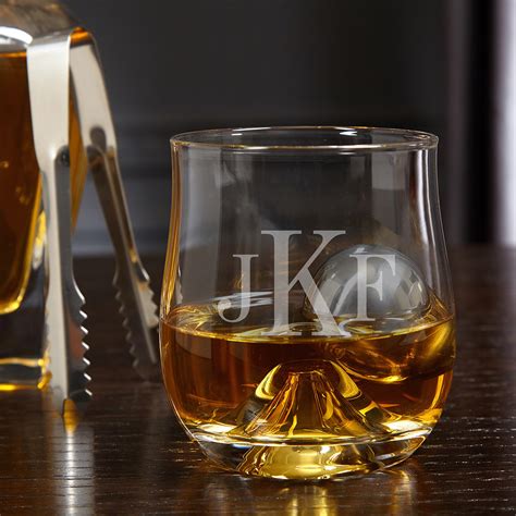 Worldly Whiskey Rock Glass Set Engravable
