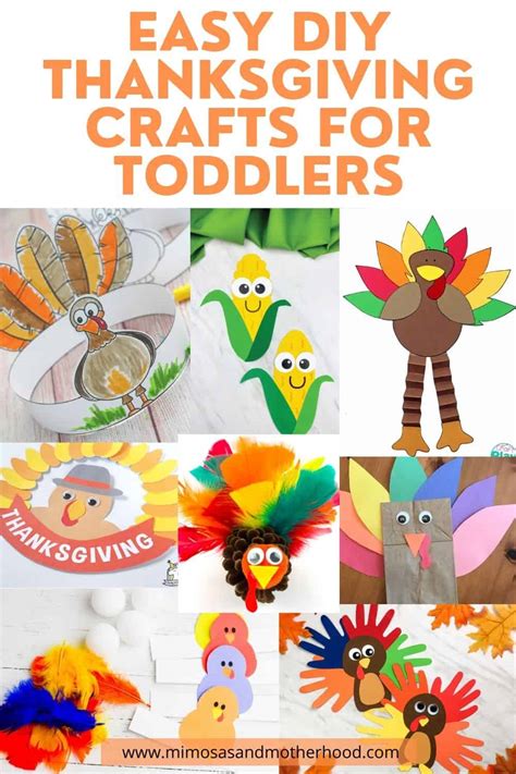 Easy Thanksgiving Crafts For Toddlers Mimosas And Motherhood