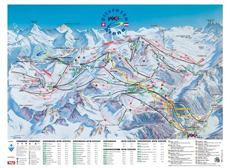 Ischgl Galtur Ski Trail Map Galtuumlr 6563 Galtuumlr Landeck Tyrol