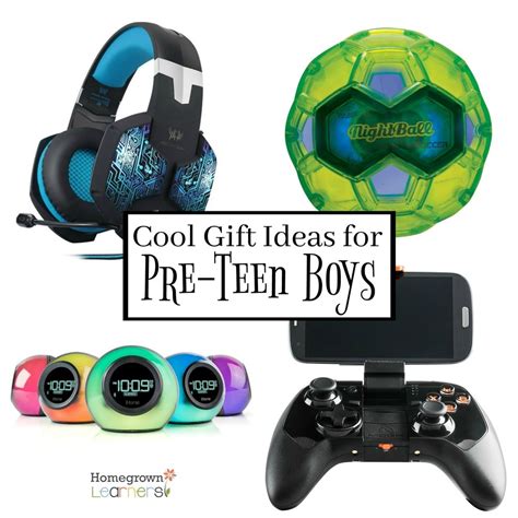 Whether you're looking for gifts for teenage boys for your son or gift ideas for tween girls for your friend's kid—or even if you're a teen struggling to shop for your friends or siblings—we all bump into. Cool Gift Ideas for Pre-Teen Boys — Homegrown Learners