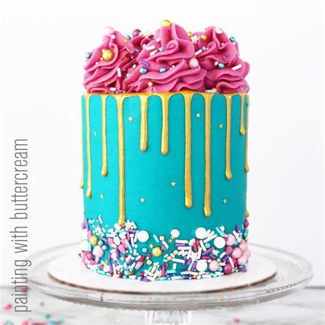 evil cake genius metallic royal icing drip sugar love designs