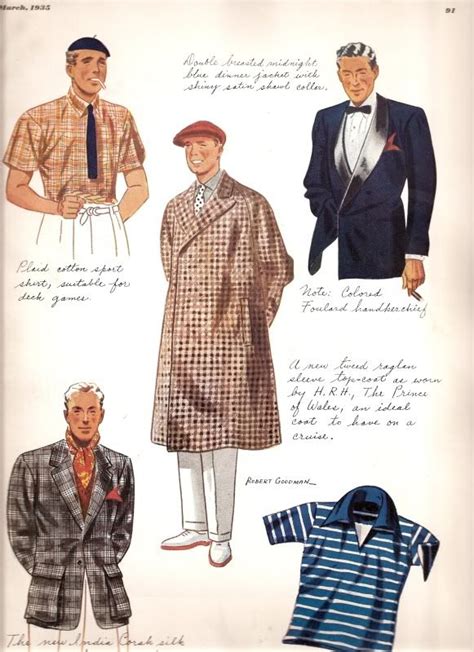 Esquire Fashion Plates March 1935 Esquire Fashion Mens Fashion