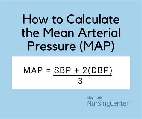 What Is The Formula For Mean Arterial Pressure