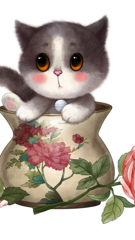 1920×1080 Px 6125958 Cute Cartoon Cat Lifewallpapers