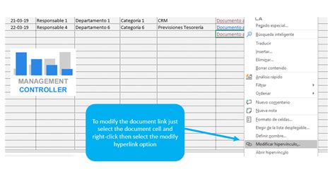 Documents Management Free Excel Template M1