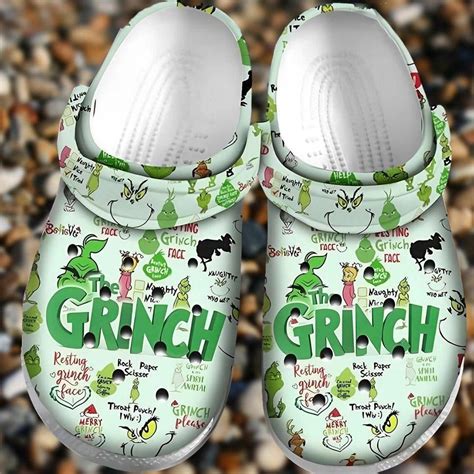 The Grinch Summer Sandal Clogs Ultimate Christmas Gift Unique Crocs