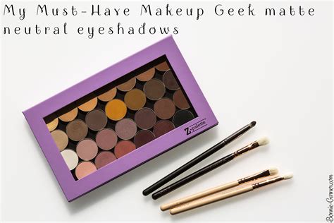 My Must Have Makeup Geek Matte Neutral Eyeshadows Bonnie Garner