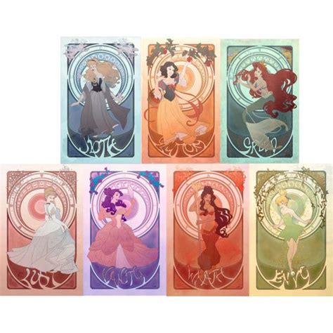 Seven Deadly Sins Princesses Disney Magic Artsy Art