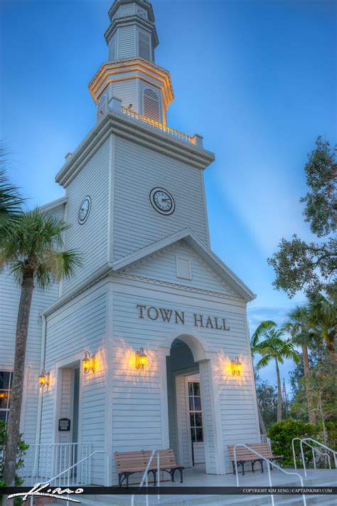 City Hall Building Up Close Tradition Port St Lucie Florida Royal