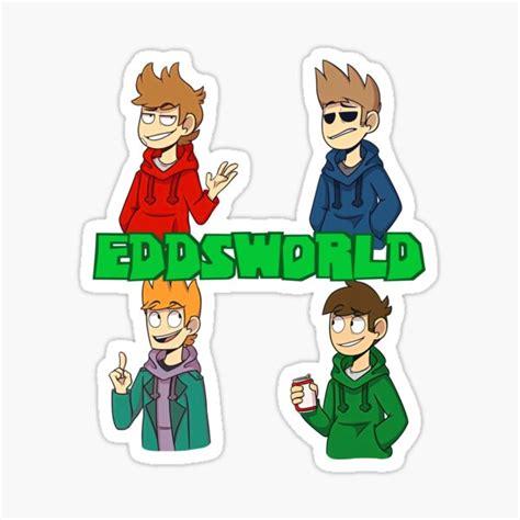 Eddsworld Sticker By D2p3j6l21 Redbubble