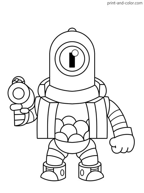 Brawl Stars Coloring Pages Print And Color Com