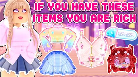 If You Have These Items You Are Rich They Are Worth A Lot Of Diamonds
