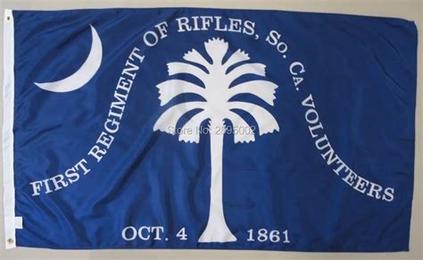 1st South Carolina Sc Rifles Historical Nylon Indoor Outdoor Flag