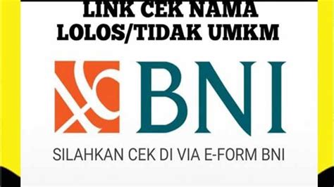 Menurut eddy, pendaftaran dilakukan satu pintu. Cek Penerima BLT UMKM BNI e.form.bni.co.id/bpum & Daftar ...