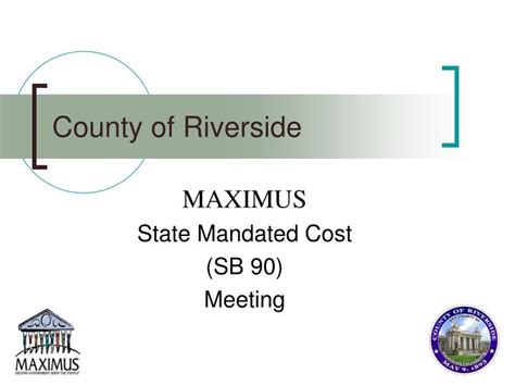 Ppt County Of Riverside Powerpoint Presentation Free Download Id