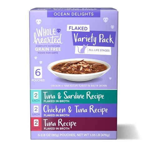 Natural planet has never had a recall. WholeHearted Grain Free Ocean Delights Flaked Wet Cat Food ...