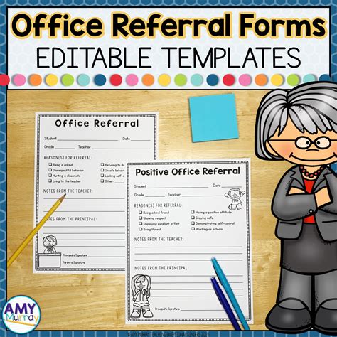 Editable Office Referral Forms Teaching Exceptional Kinders