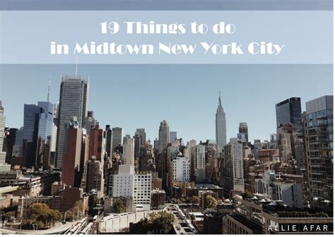 19 Things To Do In Midtown New York City New York New York City City
