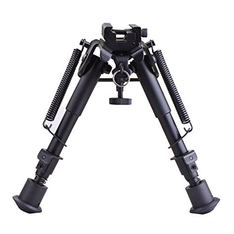 Cvlife 6 9 Inches Tactical Rifle Bipod Adjustable Spring Return With