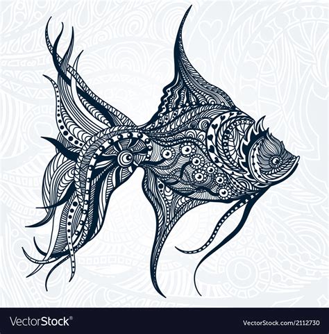 Abstract Fish Royalty Free Vector Image Vectorstock