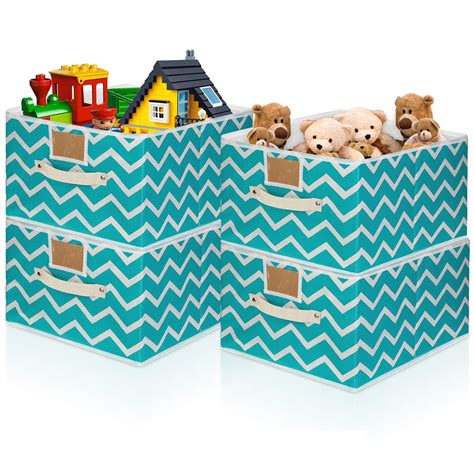 Toy Box Storage 4pcs Toy Chest Organizer Storage For Kids With Handle