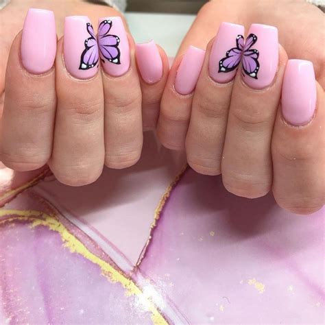 Pink Nail Designs With Butterflies Scroll Down To See The Best Pink